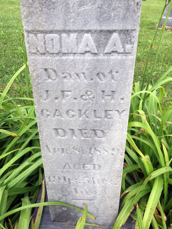 CACKLEY, NOMA A. - Van Buren County, Iowa | NOMA A. CACKLEY 