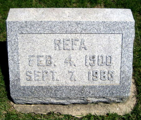 DICK, REFA - Van Buren County, Iowa | REFA DICK 