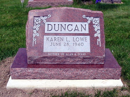 LOWE DUNCAN, KAREN LUCILE - Van Buren County, Iowa | KAREN LUCILE LOWE DUNCAN 