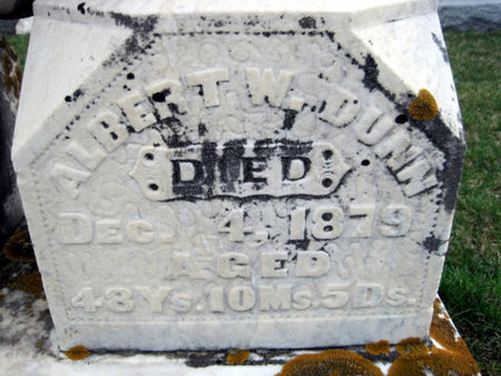 DUNN, ALBERT W. - Van Buren County, Iowa | ALBERT W. DUNN 