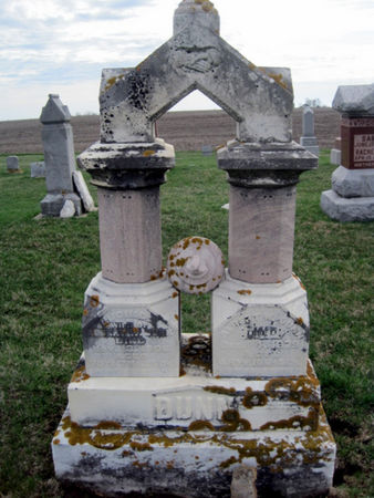DUNN, MONUMENT - Van Buren County, Iowa | MONUMENT DUNN 