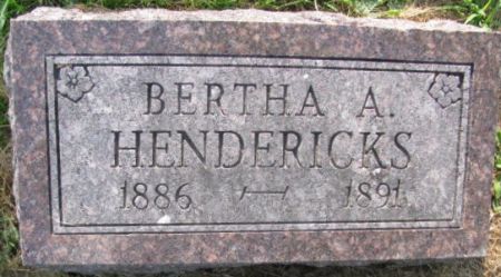 HENDRICKS, BERTHA - Van Buren County, Iowa | BERTHA HENDRICKS 
