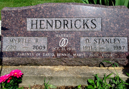 HENDRICKS, DAVID STANLEY - Van Buren County, Iowa | DAVID STANLEY HENDRICKS 