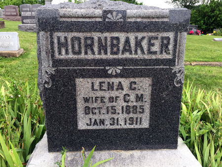 HENRY HORNBAKER, LENA G. - Van Buren County, Iowa | LENA G. HENRY HORNBAKER 