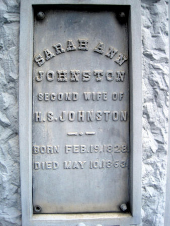 DOWNARD JOHNSTON, SARAH ANN - Van Buren County, Iowa | SARAH ANN DOWNARD JOHNSTON 