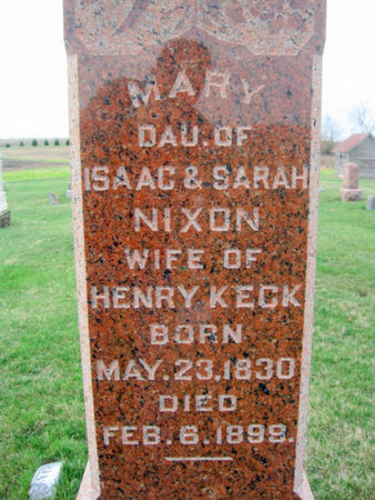 KECK, MARY - Van Buren County, Iowa | MARY KECK 