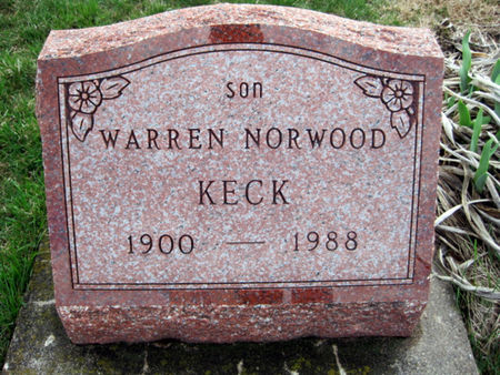 KECK, WARREN NORWOOD - Van Buren County, Iowa | WARREN NORWOOD KECK 
