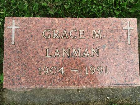 LANMAN, GRACE M. - Van Buren County, Iowa | GRACE M. LANMAN 