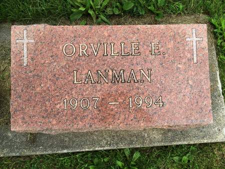 LANMAN, ORVILLE E. - Van Buren County, Iowa | ORVILLE E. LANMAN 