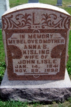 KISLING LISLE, ANNA B. - Van Buren County, Iowa | ANNA B. KISLING LISLE 