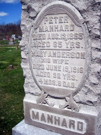 MANHARD, PETER - Van Buren County, Iowa | PETER MANHARD 