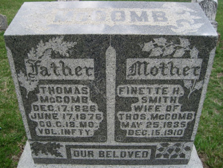 MCCOMB, FINETTE H - Van Buren County, Iowa | FINETTE H MCCOMB 