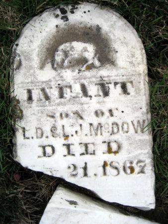 MCDOW, INFANT SON - Van Buren County, Iowa | INFANT SON MCDOW 