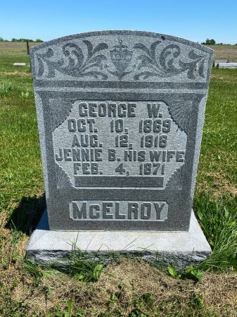 RANDOLPH MCELROY, JENNIE B. - Van Buren County, Iowa | JENNIE B. RANDOLPH MCELROY 