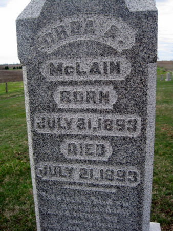 MCLAIN, ORBA A. - Van Buren County, Iowa | ORBA A. MCLAIN 
