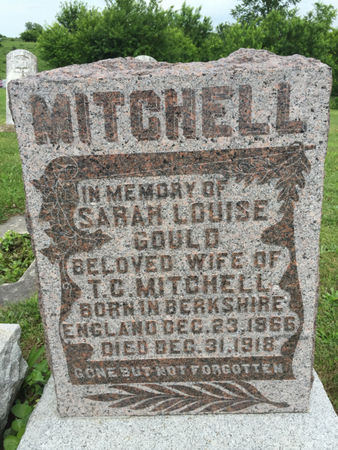 GOULD MITCHELL, SARAH LOUISE - Van Buren County, Iowa | SARAH LOUISE GOULD MITCHELL 
