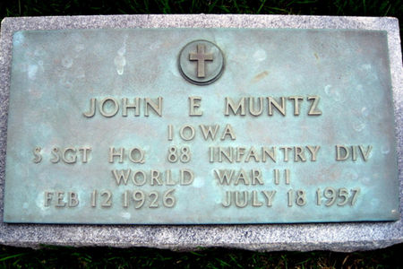 MUNTZ, JOHN E. - Van Buren County, Iowa | JOHN E. MUNTZ 
