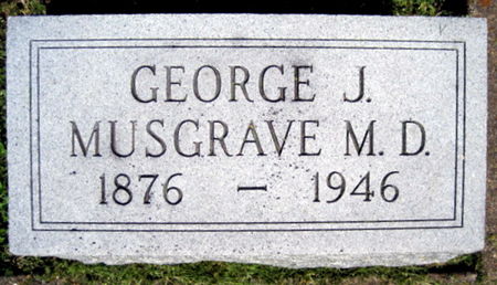 MUSGRAVE, GEORGE J.  M.D. - Van Buren County, Iowa | GEORGE J.  M.D. MUSGRAVE 