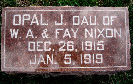 NIXON, OPAL J. - Van Buren County, Iowa | OPAL J. NIXON 