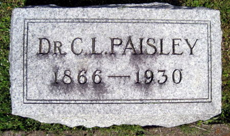 PAISLEY, DR. C. L. - Van Buren County, Iowa | DR. C. L. PAISLEY 