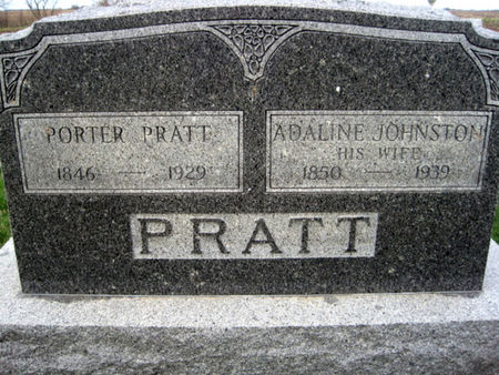 JOHNSTON PRATT, ADALINE - Van Buren County, Iowa | ADALINE JOHNSTON PRATT 