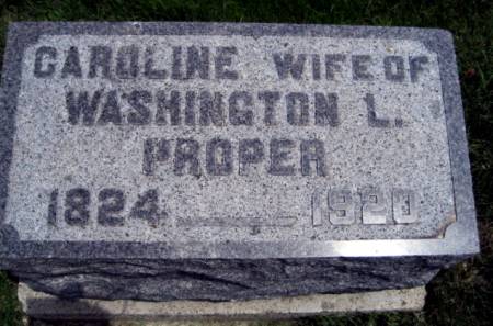 FLETCHER PROPER, CAROLINE - Van Buren County, Iowa | CAROLINE FLETCHER PROPER 
