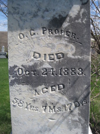 PROPER, O. C. - Van Buren County, Iowa | O. C. PROPER 