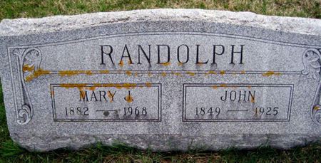 HILLIARD RANDOLPH, MARY J - Van Buren County, Iowa | MARY J HILLIARD RANDOLPH 