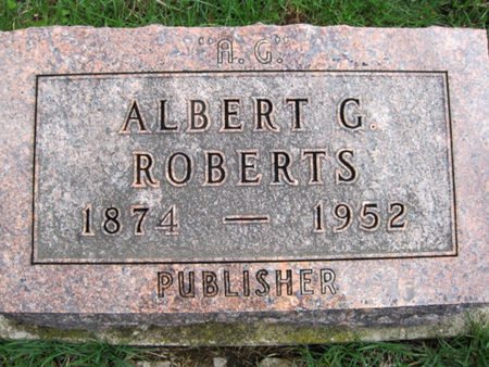 ROBERTS, ALBERT G - Van Buren County, Iowa | ALBERT G ROBERTS 