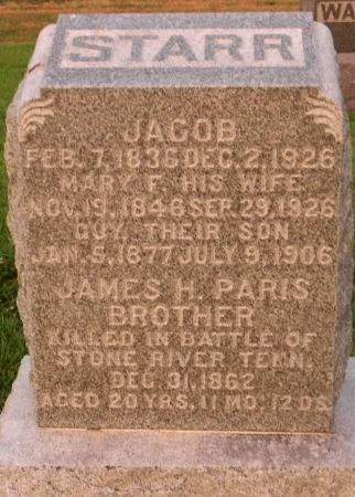 STARR, MARY F - Van Buren County, Iowa | MARY F STARR 