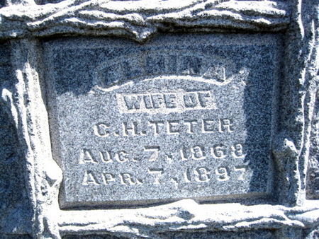 TETER, ELMINA - Van Buren County, Iowa | ELMINA TETER 