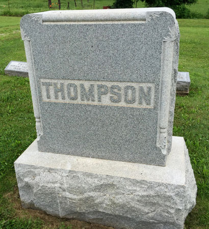 THOMPSON, FAMILY MONUMENT - Van Buren County, Iowa | FAMILY MONUMENT THOMPSON 