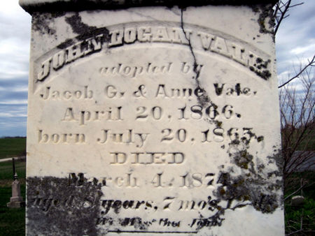 VALE, JOHN LOGAN - Van Buren County, Iowa | JOHN LOGAN VALE 