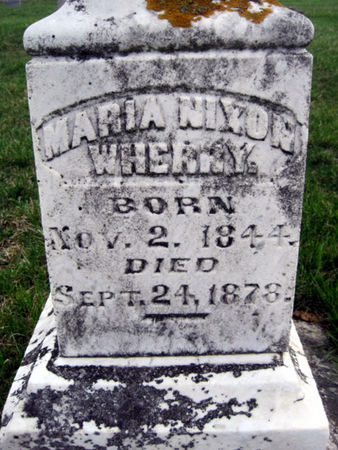 WHERRY, MARIA - Van Buren County, Iowa | MARIA WHERRY 
