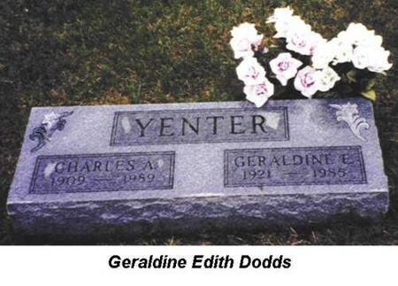 DODDS YENTER, GERALDINE E. - Van Buren County, Iowa | GERALDINE E. DODDS YENTER 
