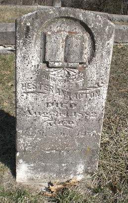 ACTON, HESTER ANN - Wapello County, Iowa | HESTER ANN ACTON 