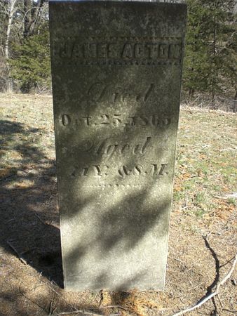 ACTON, JAMES - Wapello County, Iowa | JAMES ACTON 