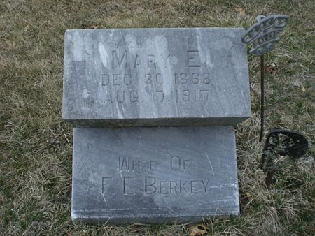 BERKEY, MARY E. - Wapello County, Iowa | MARY E. BERKEY 