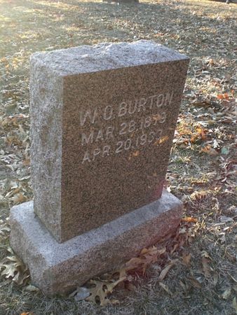 BURTON, W. O. - Wapello County, Iowa | W. O. BURTON 