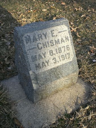 CHISMAN, MARY E. - Wapello County, Iowa | MARY E. CHISMAN 