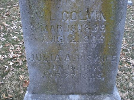 COLVIN, W. L. - Wapello County, Iowa | W. L. COLVIN 