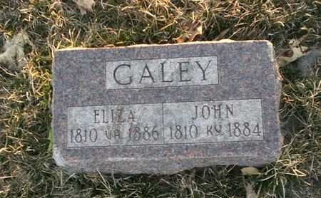 GALEY, JOHN - Wapello County, Iowa | JOHN GALEY 