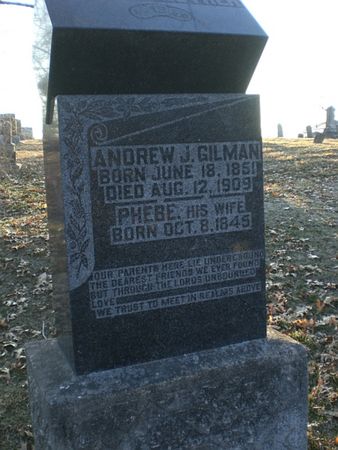 GILMAN, ANDREW J. - Wapello County, Iowa | ANDREW J. GILMAN 