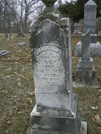 GILMAN GILMAN, JULIA ANN - Wapello County, Iowa | JULIA ANN GILMAN GILMAN 
