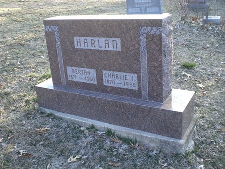 CHISMAN HARLAN, BERTHA - Wapello County, Iowa | BERTHA CHISMAN HARLAN 