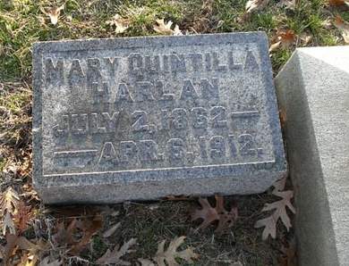 SHAHAN, MARY QUINTILLA - Wapello County, Iowa | MARY QUINTILLA SHAHAN 