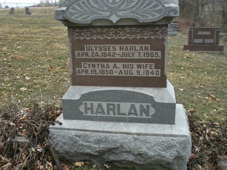 HARLAN, ULYSSES - Wapello County, Iowa | ULYSSES HARLAN 