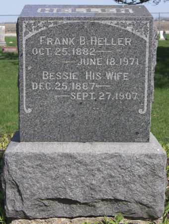 MCMILLAN HELLER, BESSIE - Wapello County, Iowa | BESSIE MCMILLAN HELLER 