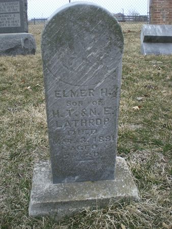 LATHROP, ELMER H. - Wapello County, Iowa | ELMER H. LATHROP 