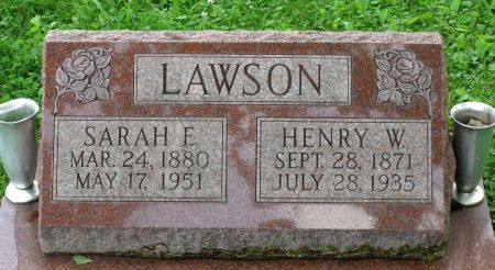 LAWSON, SARAH F. - Wapello County, Iowa | SARAH F. LAWSON 